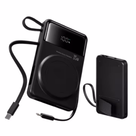 Langaton ja kaapelilla ladattava suurikapasiteettinen varavirtalähde (Q18 Plus 20000 mAh)